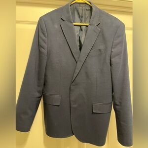 jf j.ferrar Men's Dark Blue Sport Coat Blazer